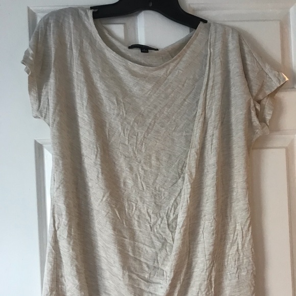 Banana Republic Asymmetrical Drape T-Shirt - Picture 1 of 7